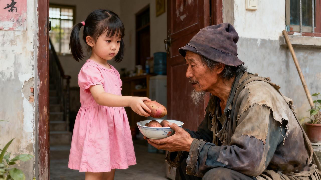 瑶一瑶爸爸装成乞丐测试女儿反应，11月9日，拥有超两千万粉丝的4岁网红萌娃“瑶一