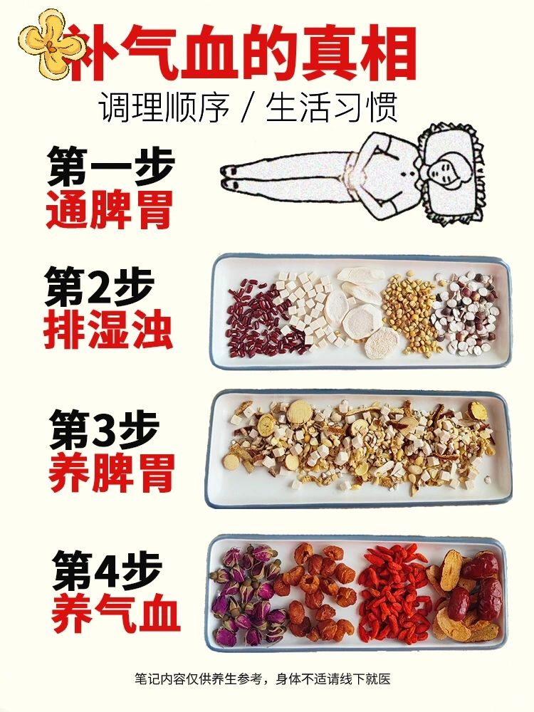 调养气血的顺序别搞反了