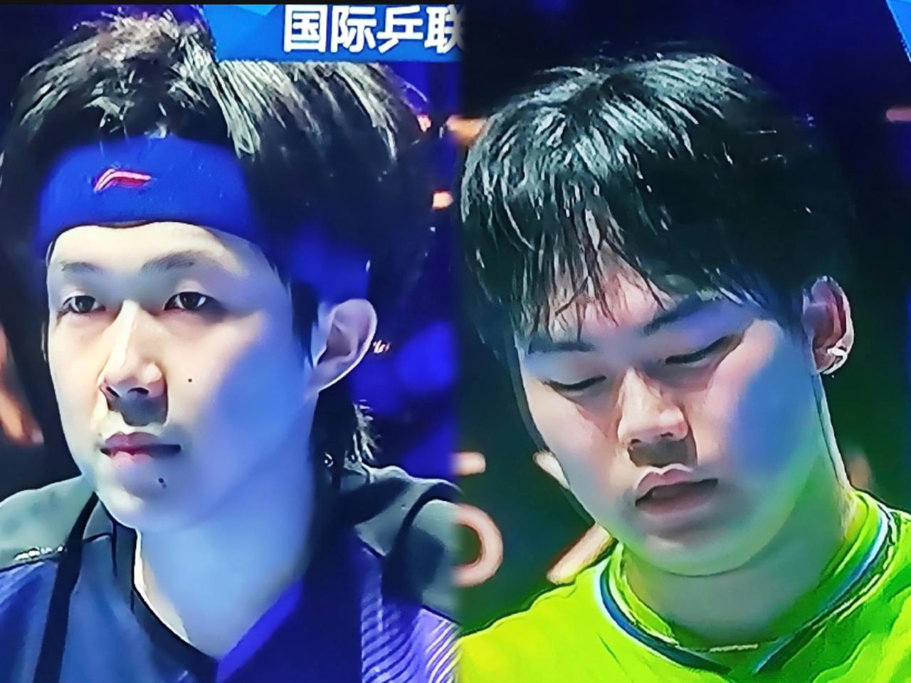 松岛辉空与王楚钦是截然不同的两类选手。长相方面：前者粗壮敦实，外表憨厚；后者修长