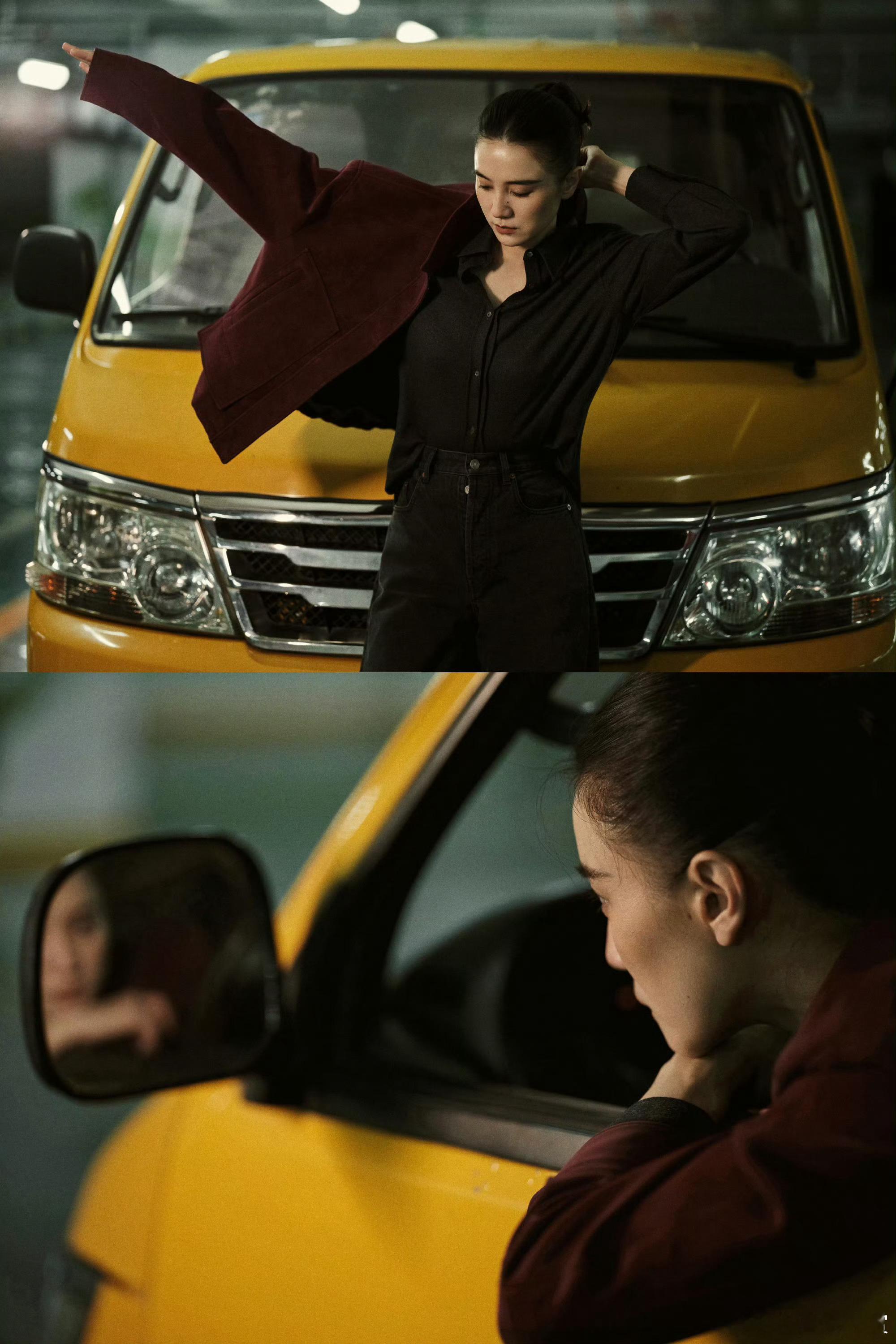宋佳公路片女主照进现实宋佳把电影里的车开来现场了 宋佳完美演绎角色与自我的交融！