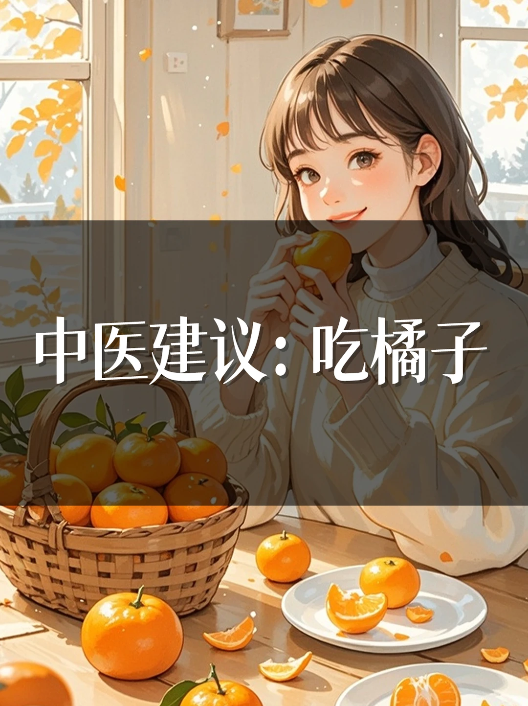 中医建议：吃橘子