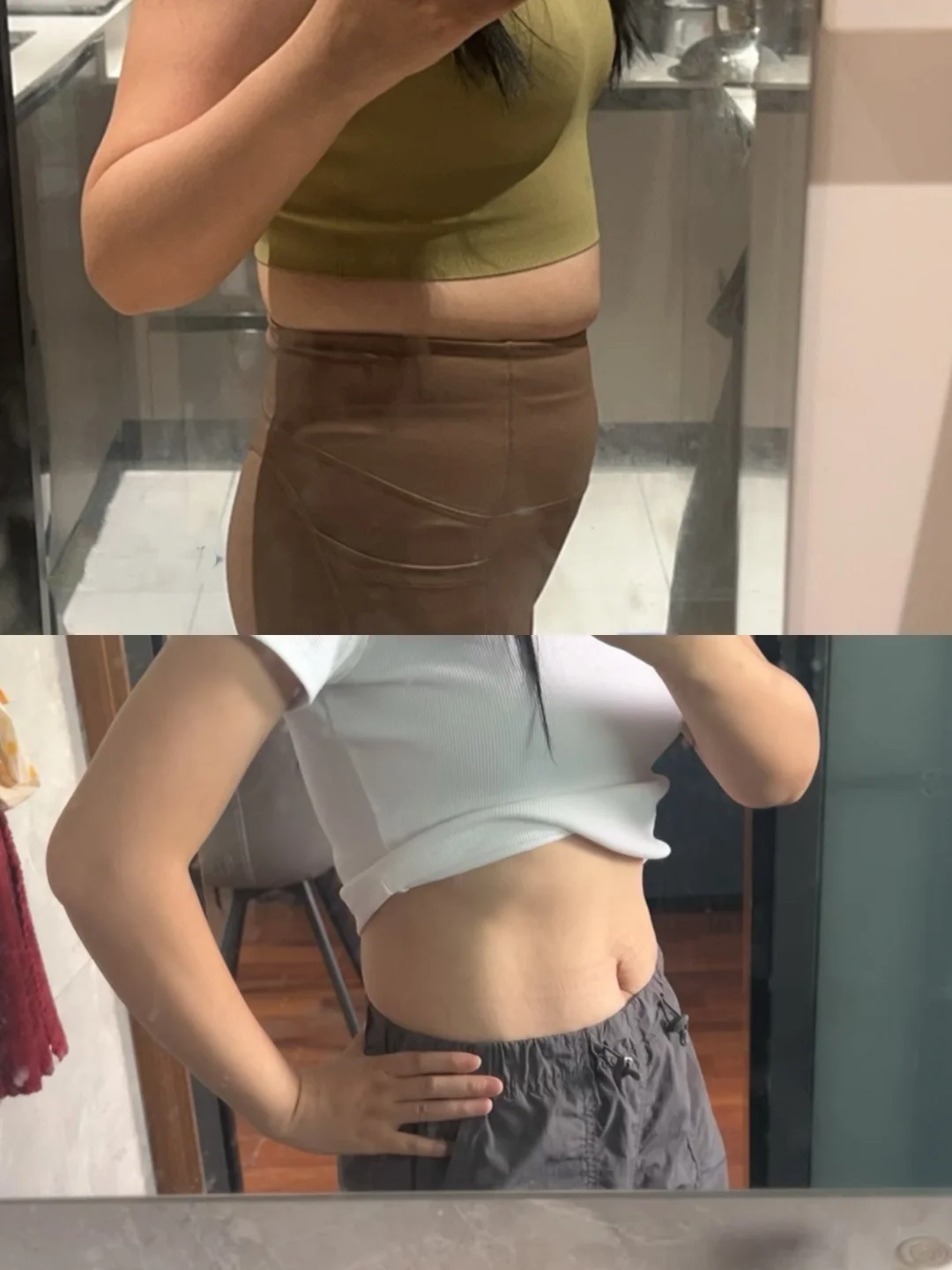 一个月，给苹果型身材一点震撼