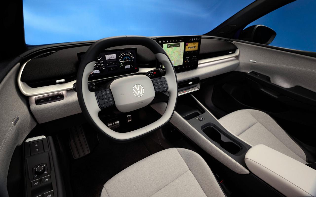 爱了爱了，一秒拉回桑塔纳时代，大众ID.Polo这仪表切换，太致敬经典了！内饰布