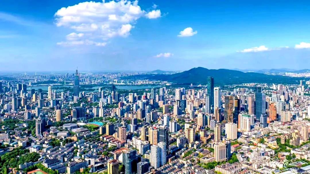 南京市俯瞰图