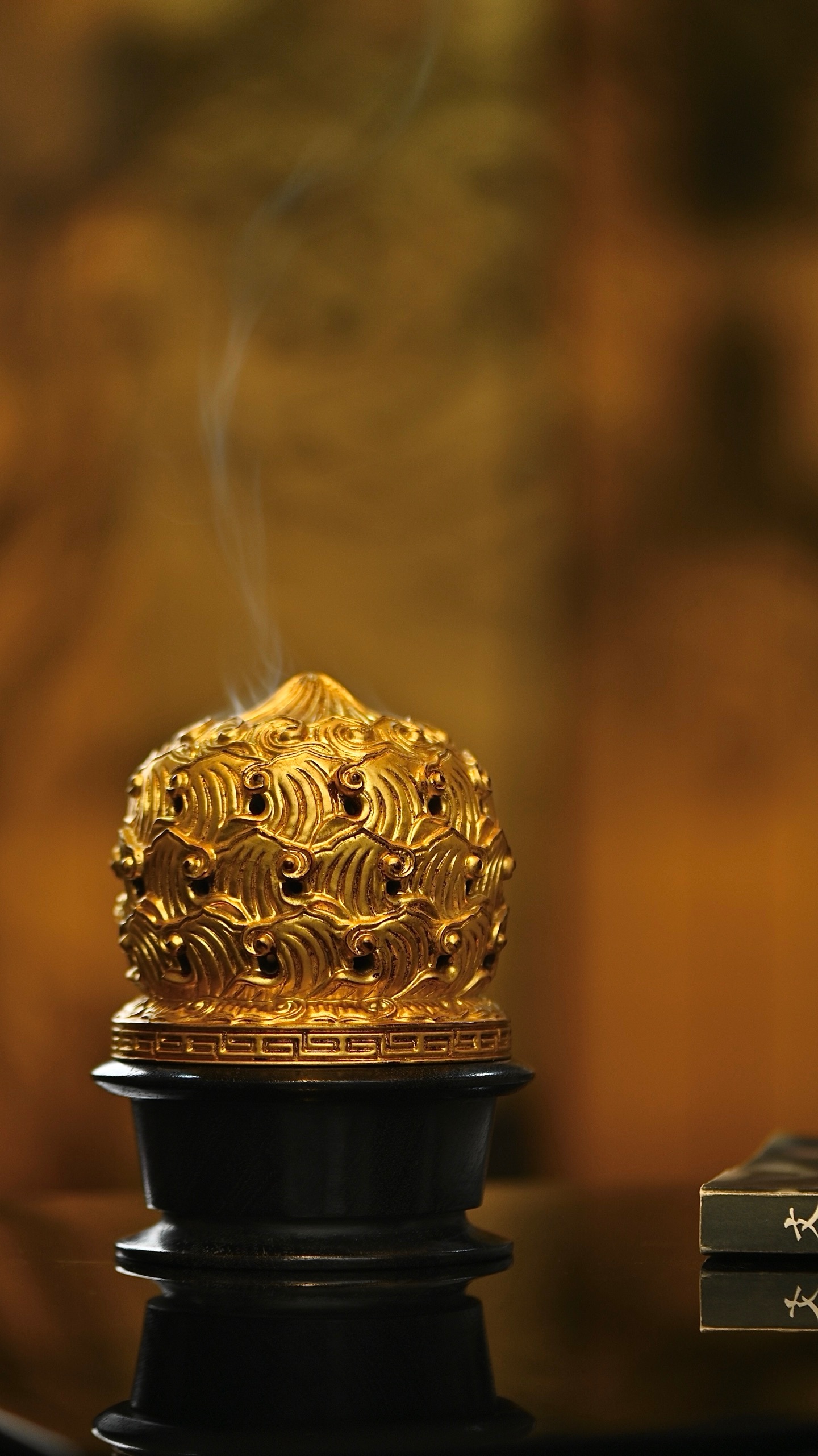 髹金 | 垂莲香炉 