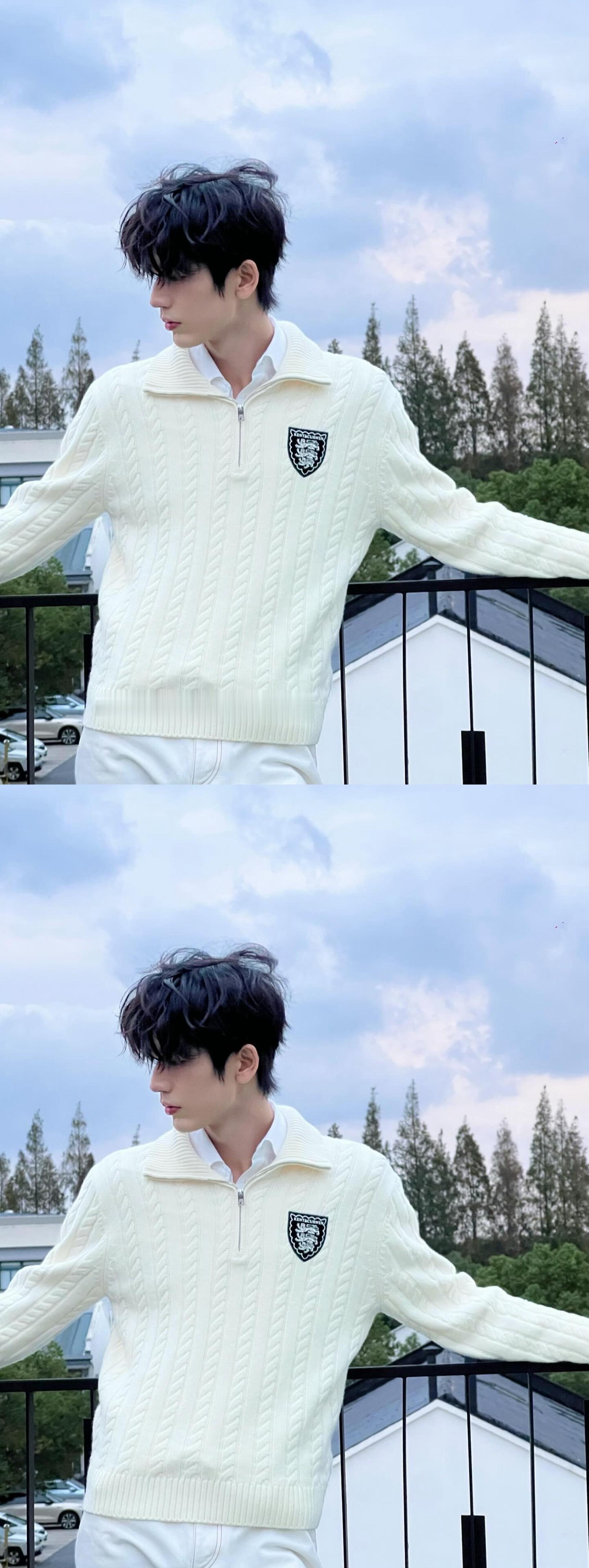 张凌赫发了十一月的第一条ins 张凌赫ins更新 软软糯糯白衣赫赫 好清新的帅 