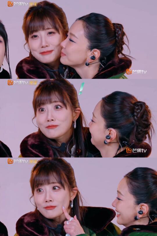 李艺彤太可爱了吧！被月亮姐姐亲宕机了