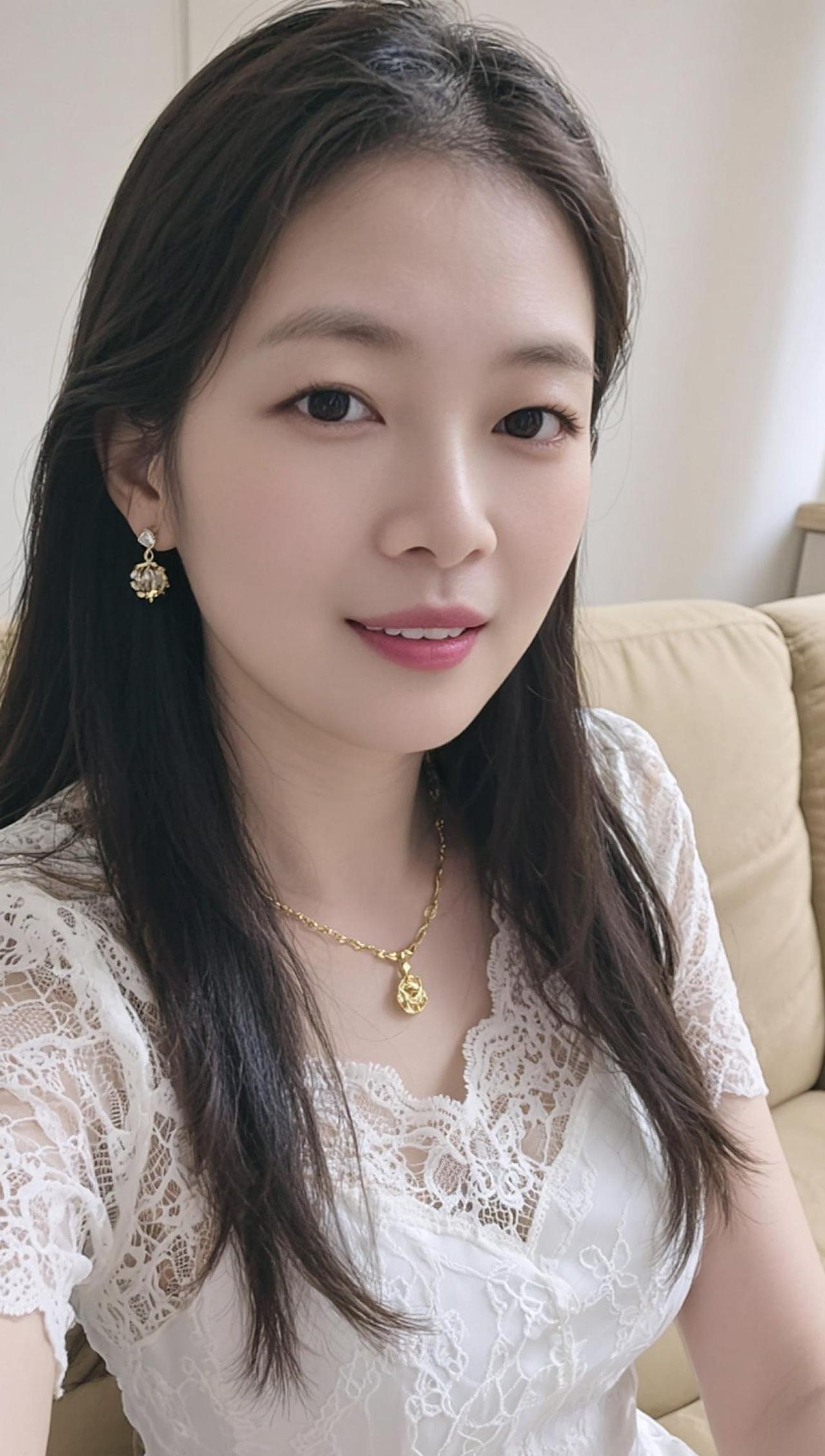 AI蕾丝生活照 优雅气质风 日常分享穿搭上热门