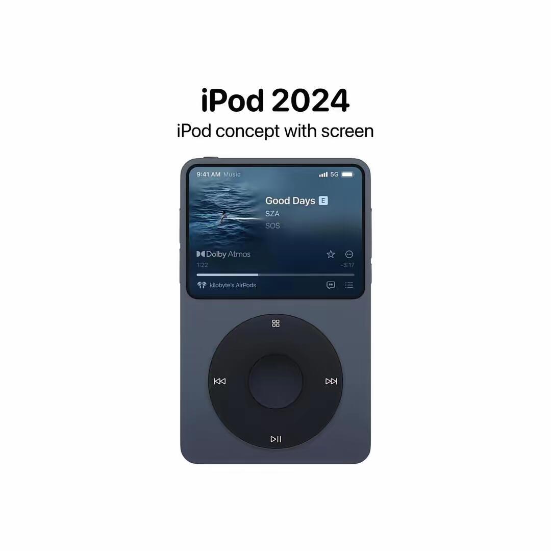 iPod要回归了？有消息称iPod 2024可能会在今年下半年推出，不过个人觉得