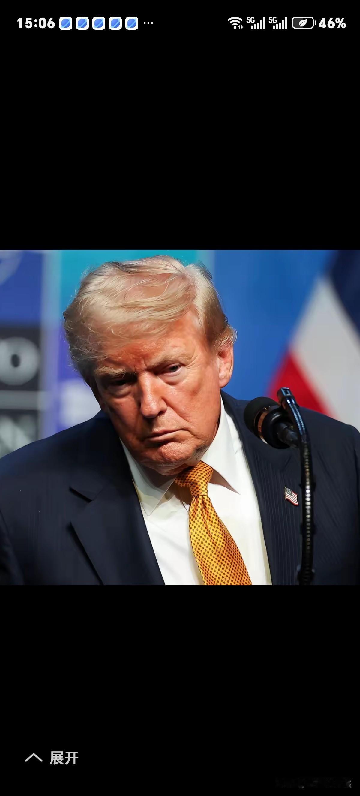 特朗普一时兴起把心里话说出来了，美国若不对伊朗采取军事行动，那么以色列已"被消灭
