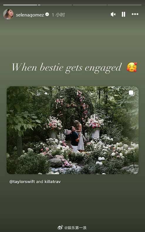 赛琳娜祝福霉霉订婚 赛琳娜祝福霉霉订婚！ ​​​