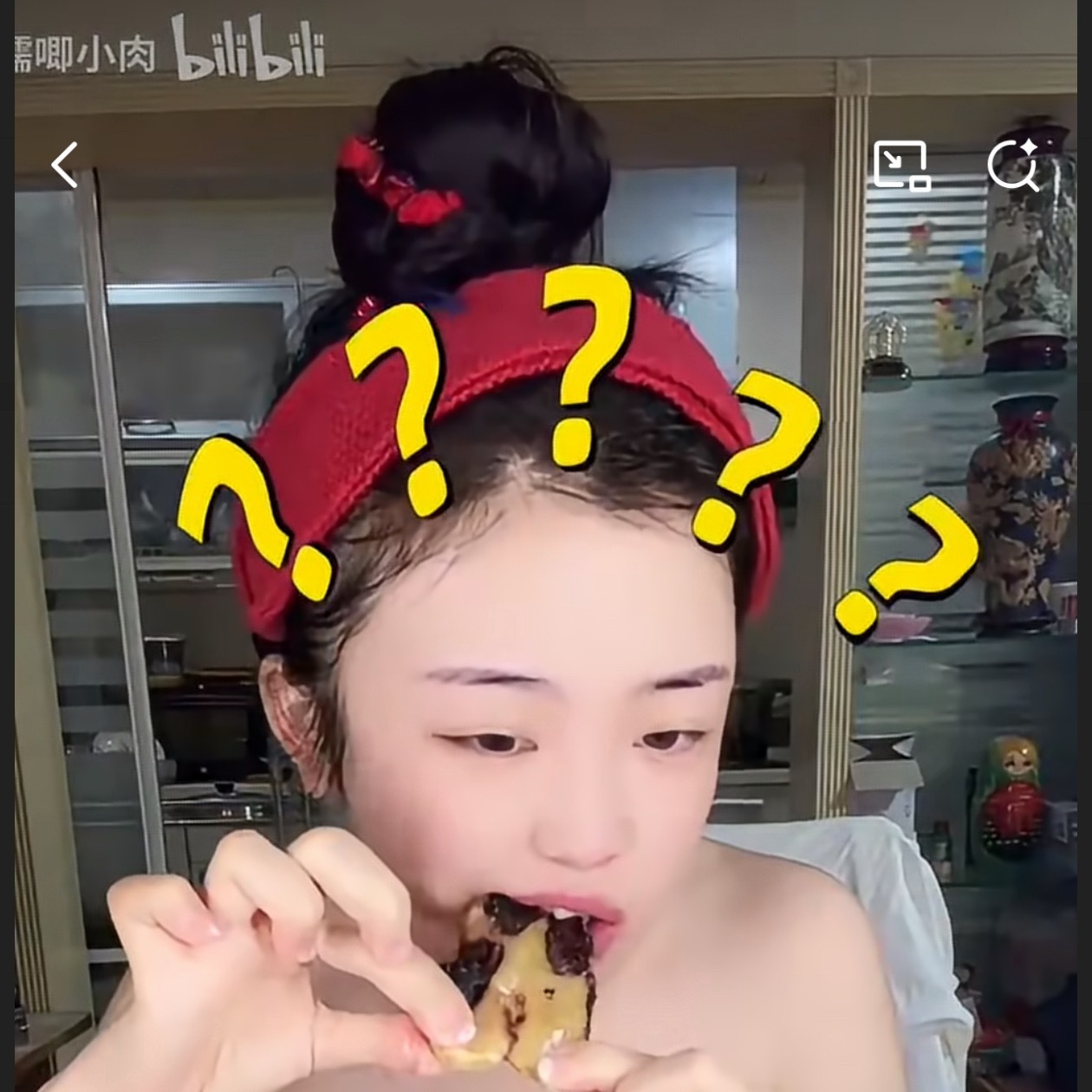 检查了一下司晓迪吃播标注来源情况，发现cr.水印不能完全表明来源，因为视频展示的