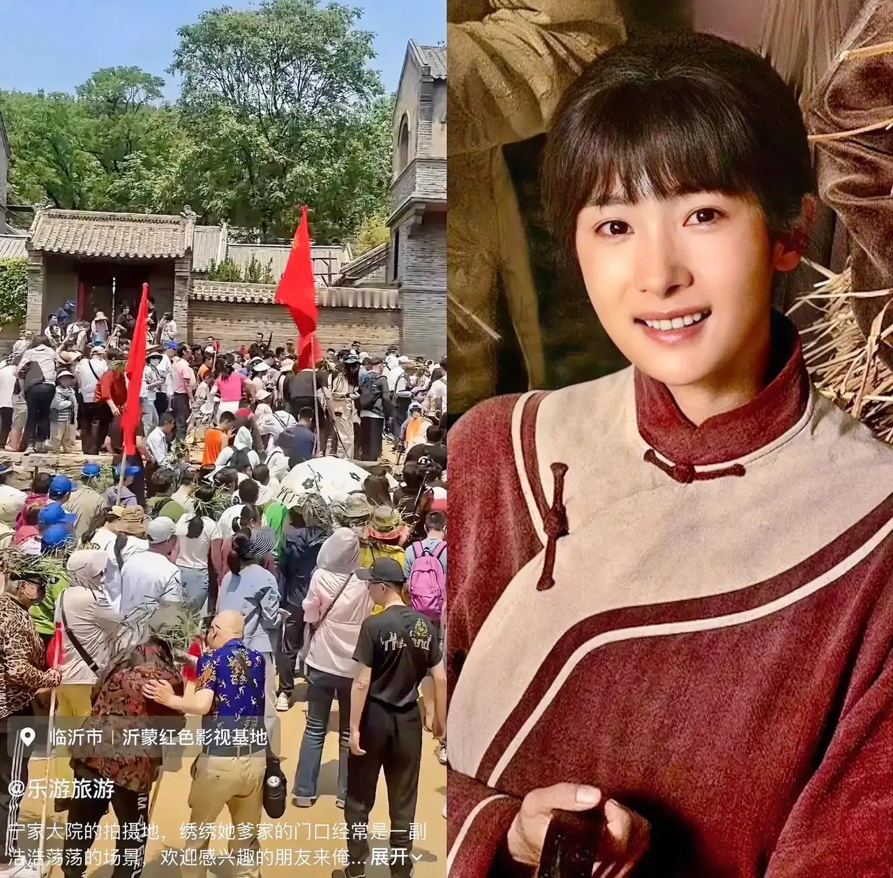 杨幂要高兴得睡不着了
她怎么也想不到，
现在的天牛庙村已经人山人海！太壮观了。