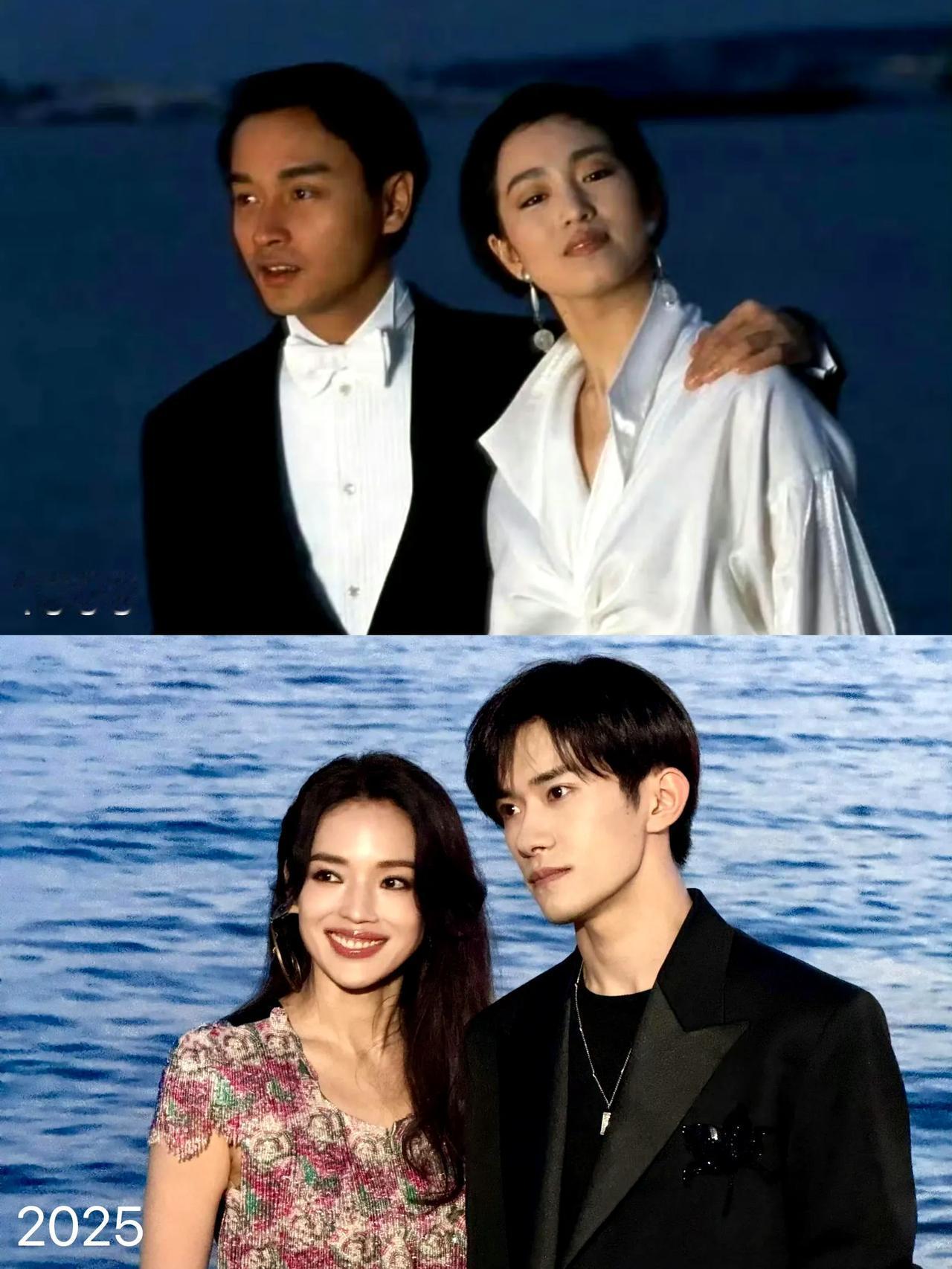 一代人有一代人的男神女神！三十年前，戛纳之夜，幽兰河畔，张国荣与巩俐留下了流光浅