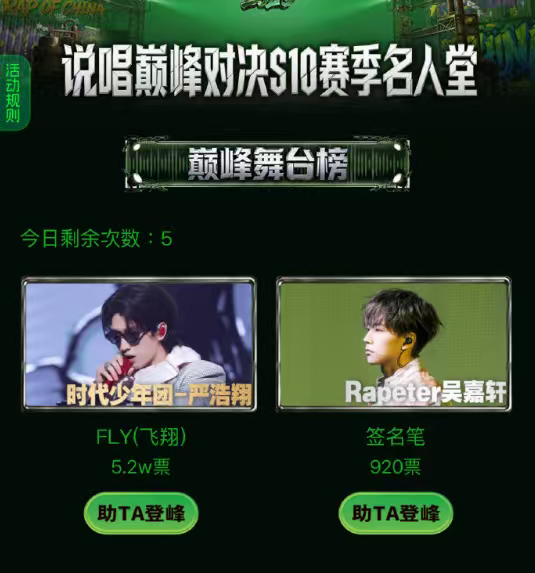 严浩翔FIY断层第一严浩翔FIY断层第一，严浩翔用最硬的实力跻身说唱名人堂之巅。