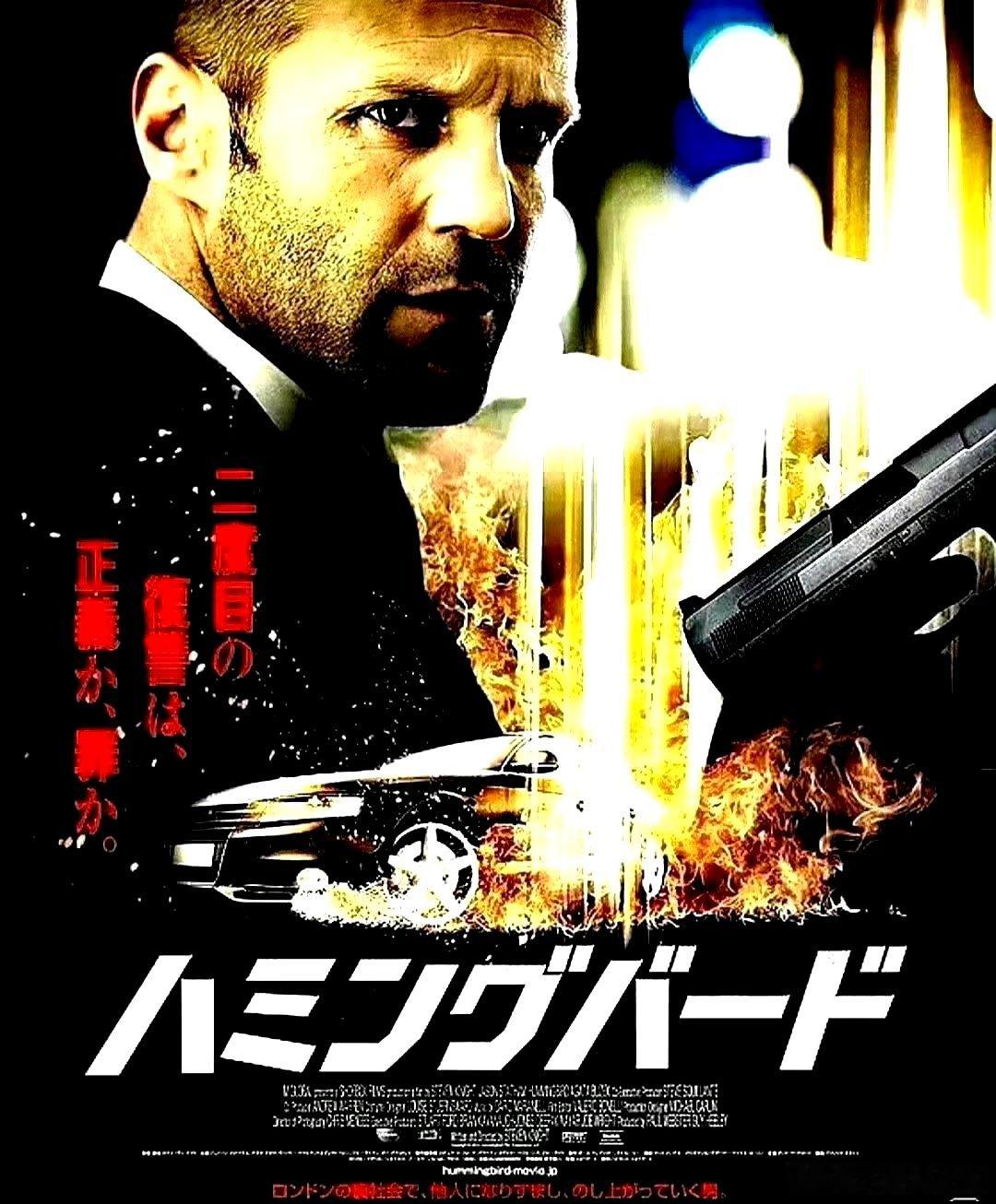 电影海报：杰森 斯坦森，阿加塔 布泽克，薇琪 麦克卢尔主演《蜂鸟特攻》。斯蒂文 