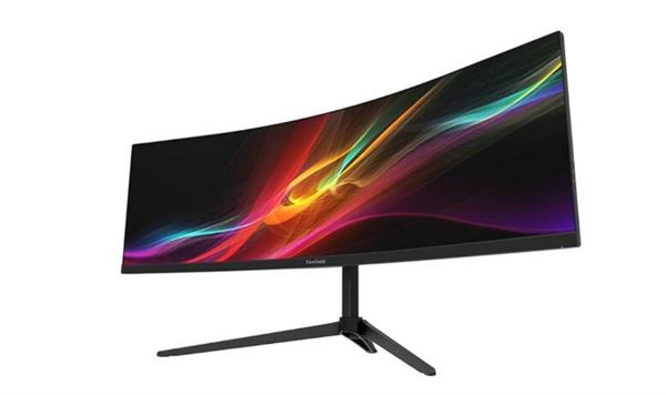 优派推出了新款44.5英寸曲面带鱼屏显示器VX4518，售价为4999元。它的主