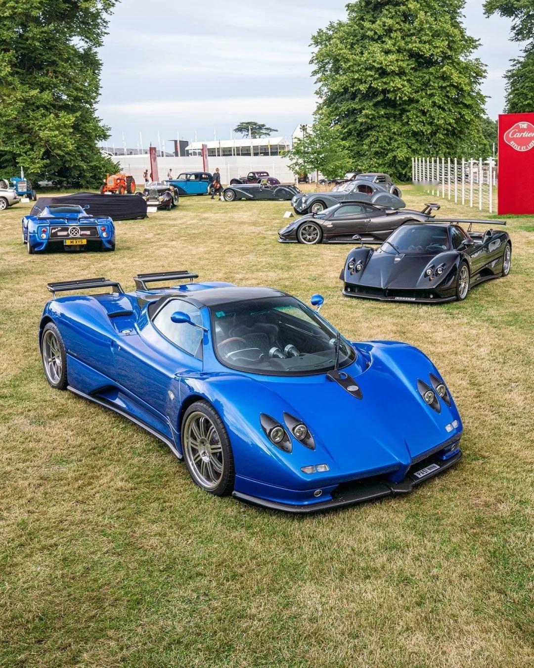 好车分享 Pagani Zonda，Zonda是从F开始好看的，原因就是F的下盘