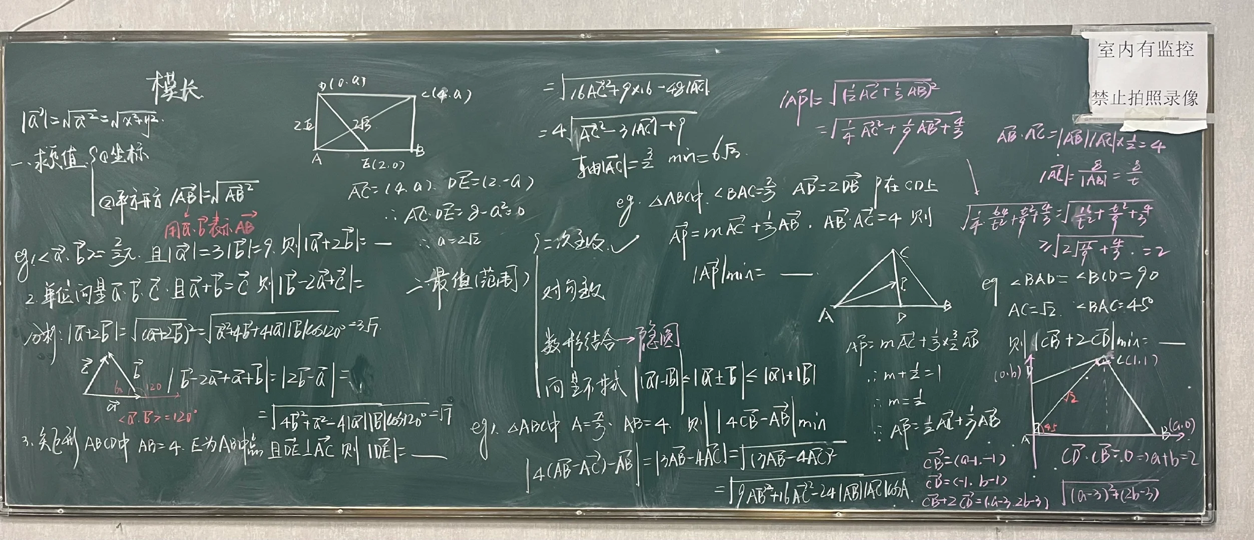 高一向量模长问题