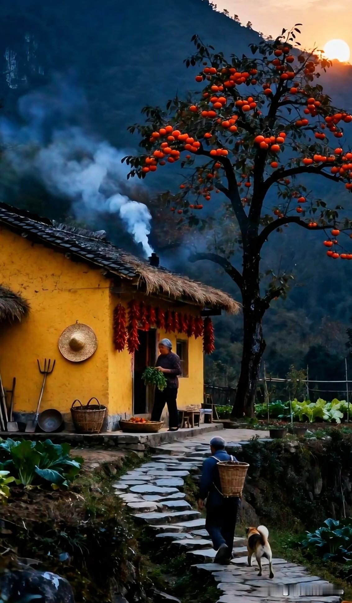 幸福就是晨起有热乎饭、晚归有灯等，是忙完一天能瘫在沙发上刷喜欢的视频，是和家人拌