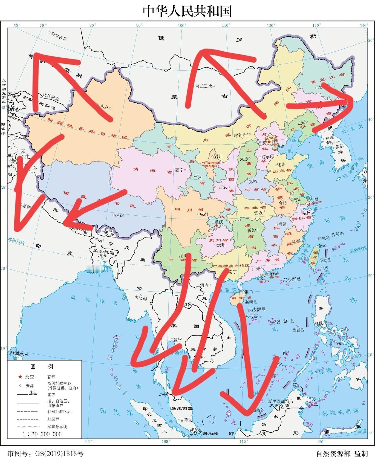 中国边境省份开始大发力了，厉害了我的国[赞][赞][赞]
新疆→欧亚大陆桥，陆上