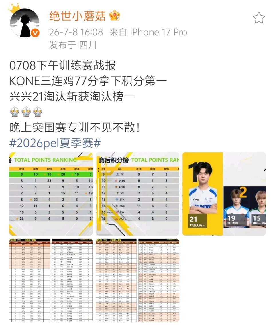 kone你也要做pel内战高手吗2026pel夏季赛
