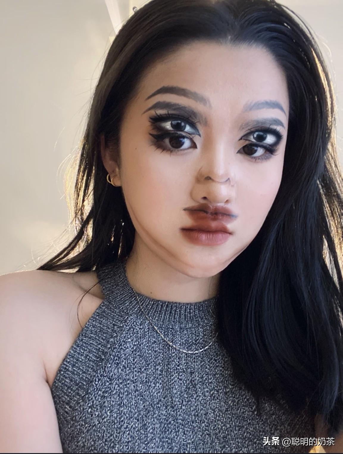 这个妆化完之后我头晕了好久……