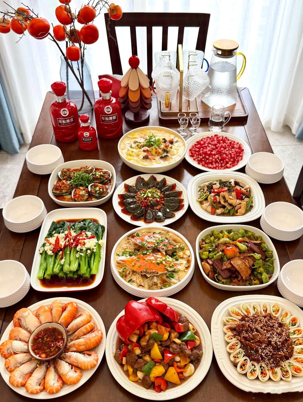 中秋家宴｜饭要常吃 面要常见📝今日菜谱-蒜蓉小鲍鱼-黑椒牛肉粒-鲜椒黑鱼片-上