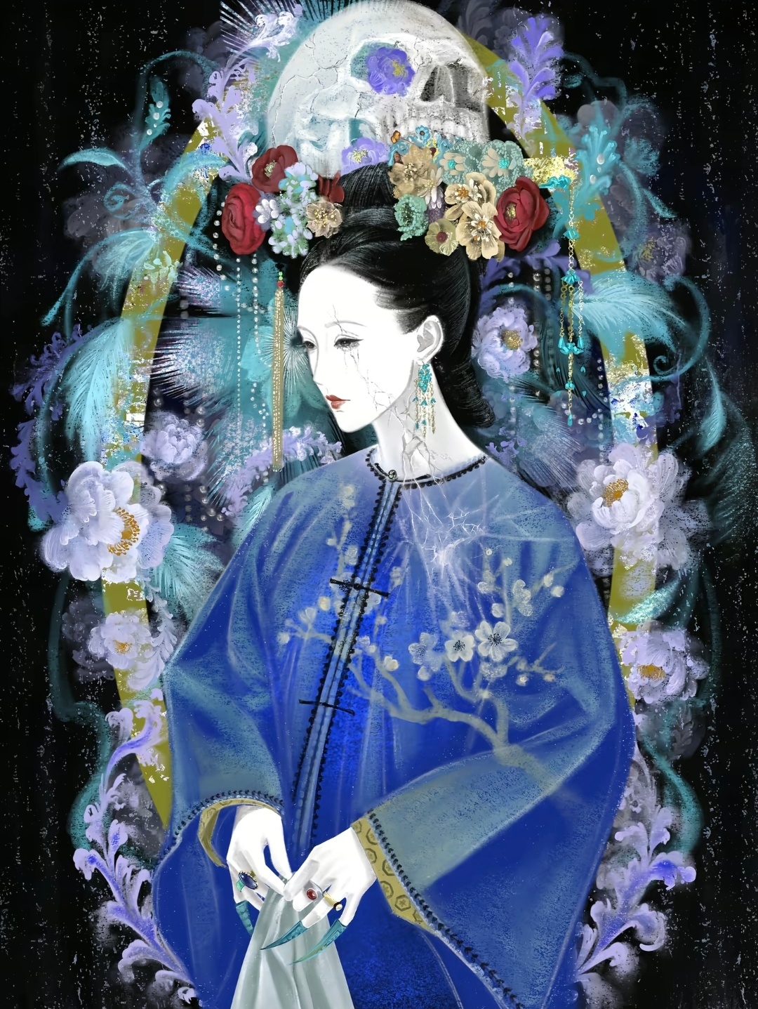 如懿传如懿传 好喜欢抖上这位老师画的如懿，悲情、华美、高贵、空灵好爱如懿