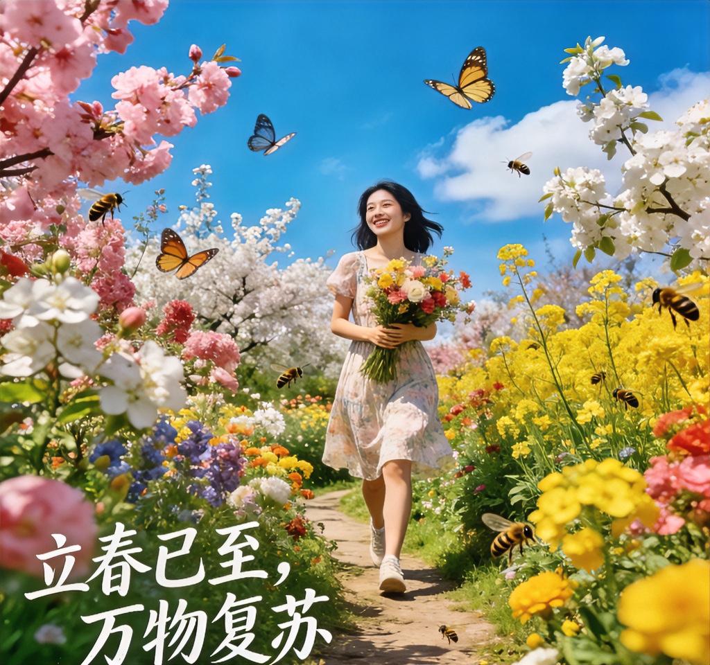 今日立春，
万象更新。

繁花三千，
看淡皆是过眼浮云。

烦恼无数，
想开便是