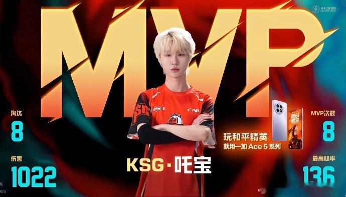 KSG吒宝季后赛8淘汰MVP 高能对决！JTeam默契配合7淘汰二连鸡，凌和RG