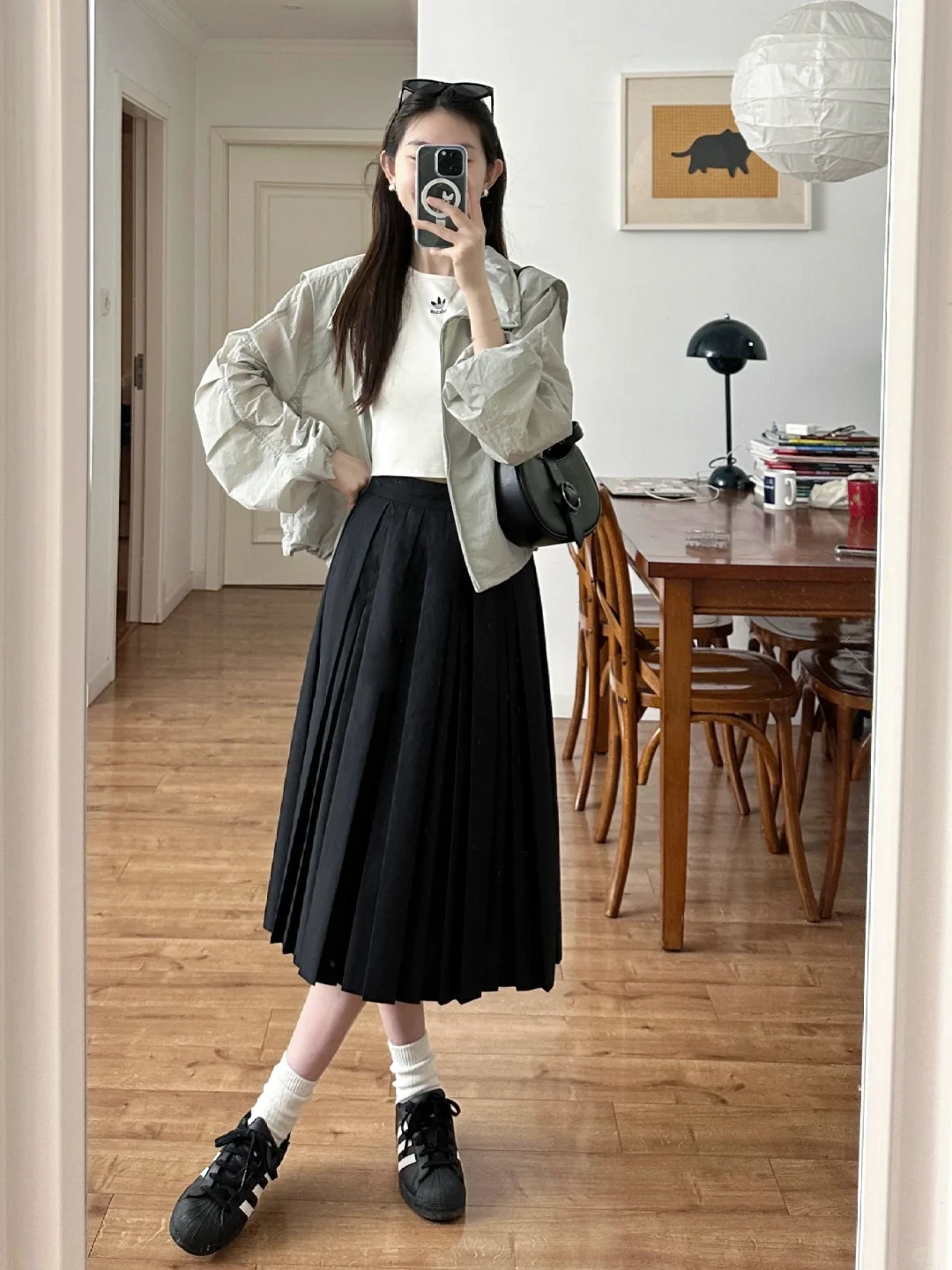 防晒衣+半身裙⚡️简单随意走天下