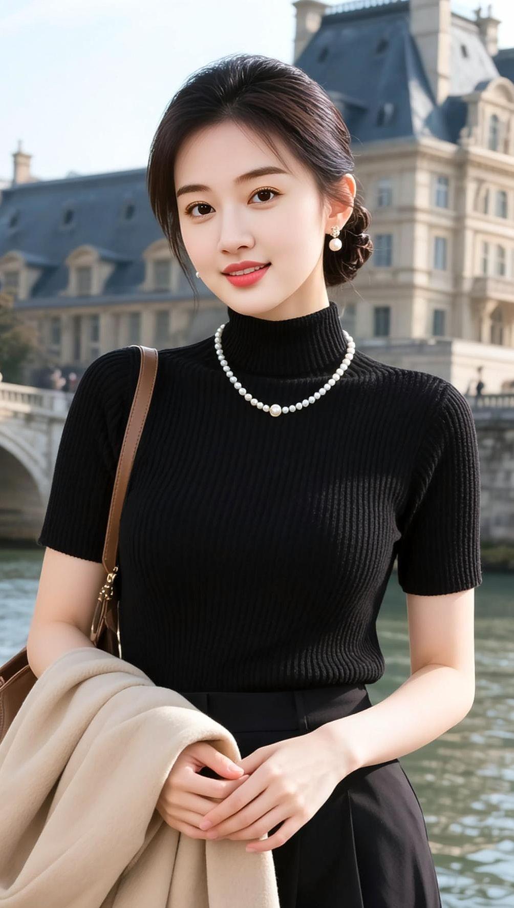 AI河畔轻熟风 抖音ai创作