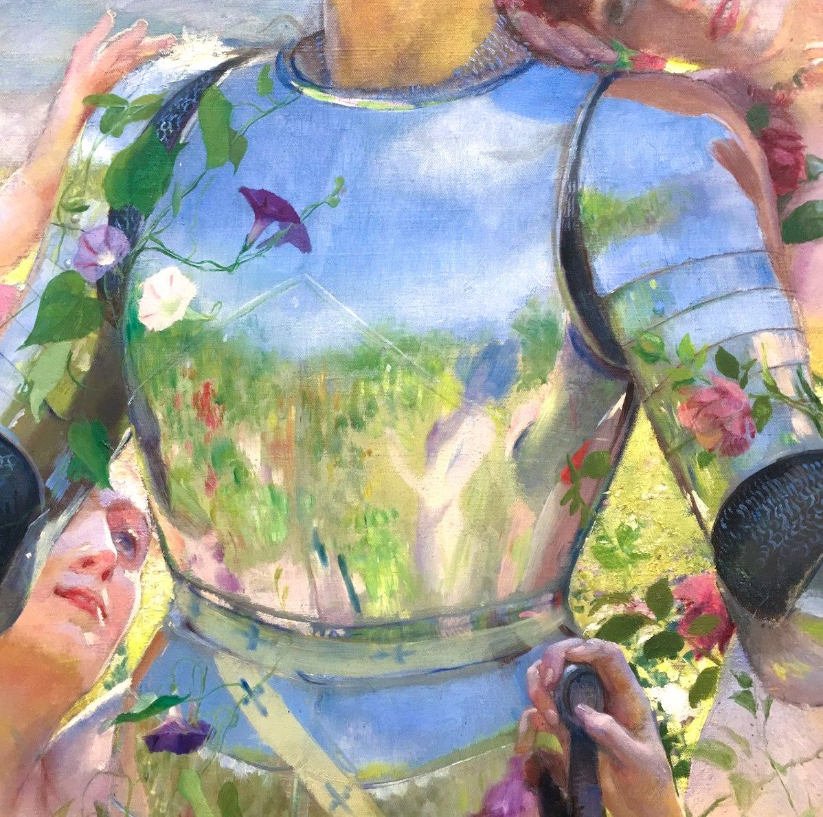 The Knight of the Flowers, 1894, by Geor