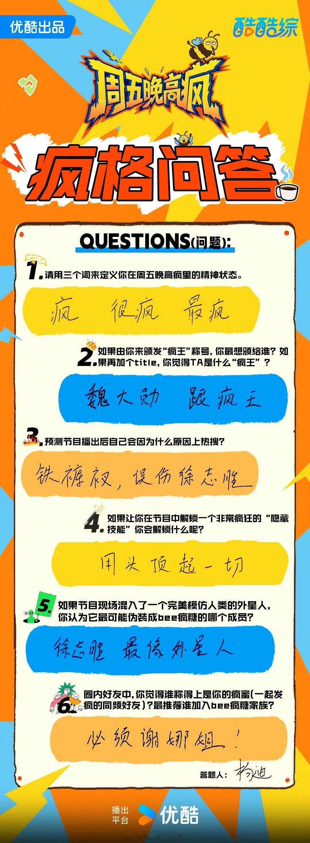 杨迪锐评魏大勋跟疯王 杨迪锐评“跟疯王”，熟人局吐槽就是敢说！魏大勋的跟疯事迹确