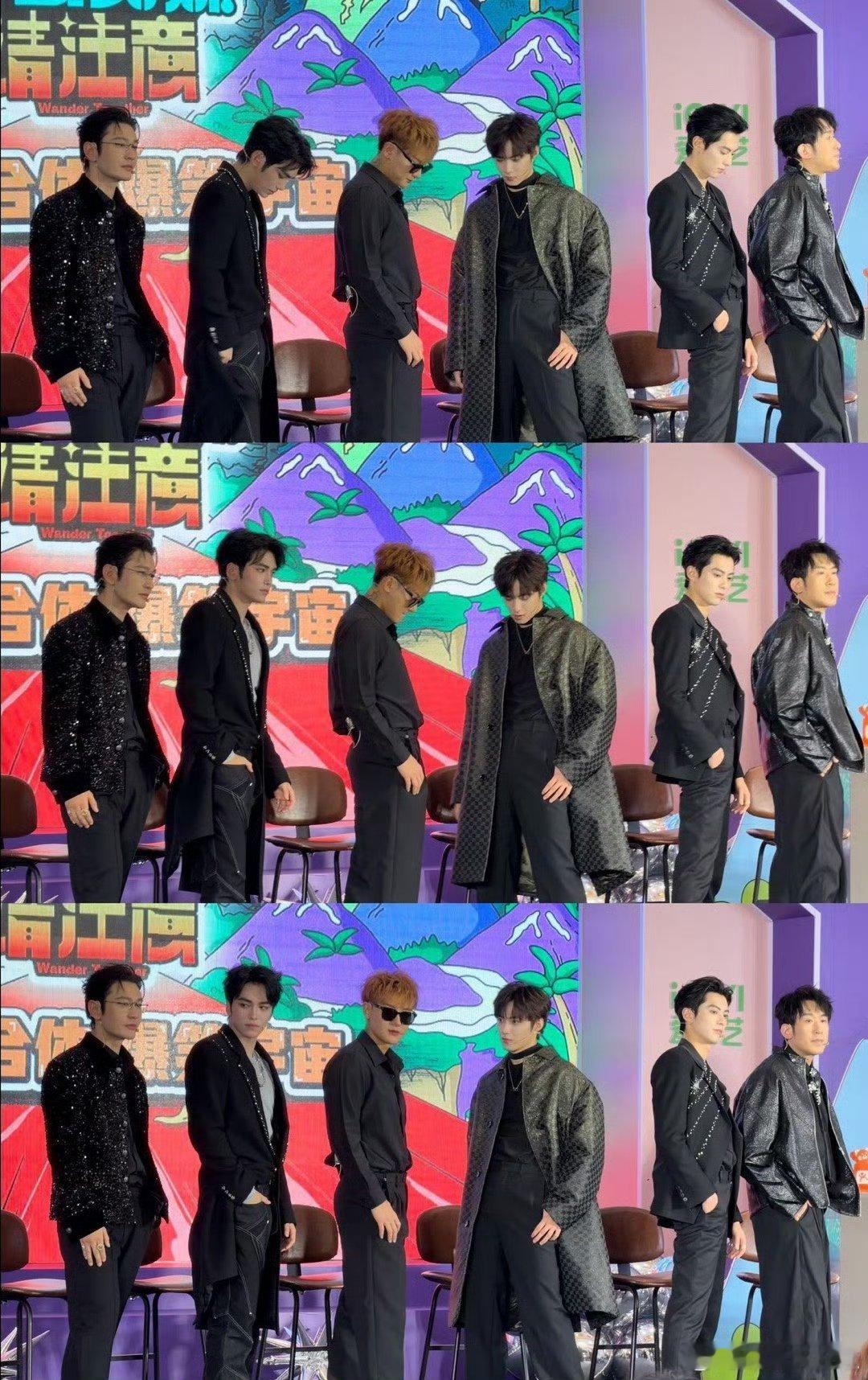 宇宙爆闪团全员模仿刘耀文45度出神图宇宙闪烁请注意“最好面子的孩子最丢面儿”这话