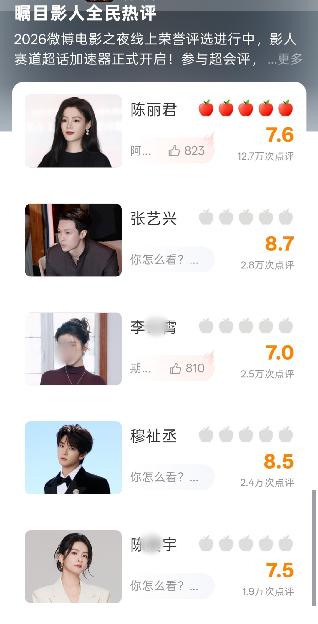 陈丽君点评人数断层第一陈丽君