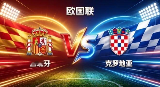 欧国联 西班牙 vs 克罗地亚西班牙的哲学，是「以流转牵动全局，以耐心酝酿优势」