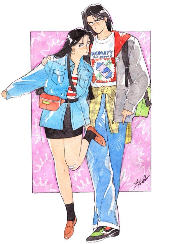 盛夏壁纸大放送动漫仲夏狂欢季 City pop风格插画师｜山根慶丈 