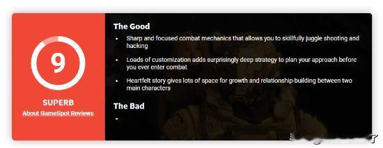 Gamespot为《识质存在》打出9分评价，本作将于4月17日发售。IGN给本作