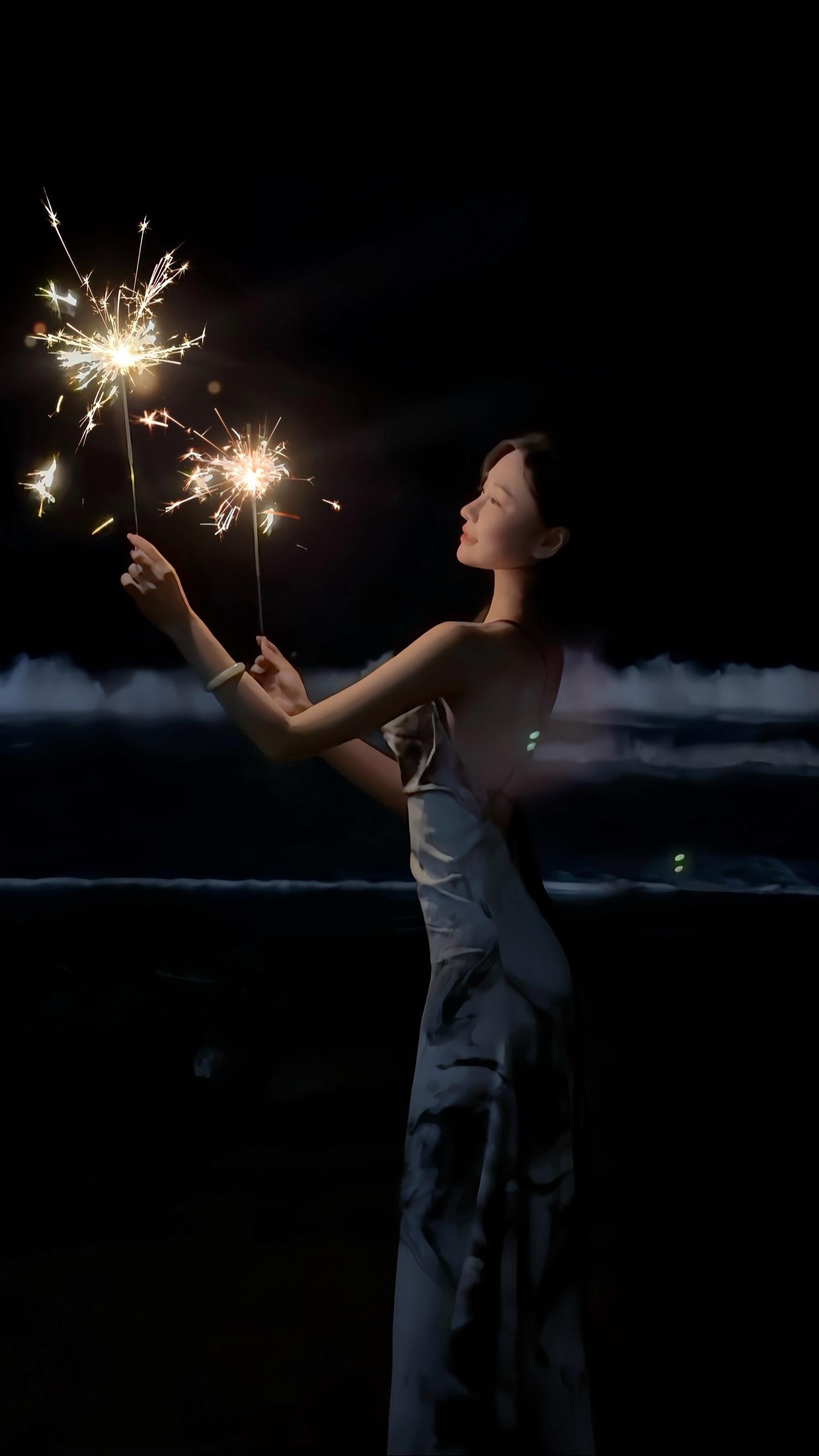 “海上烟花太浪漫啦🌊”