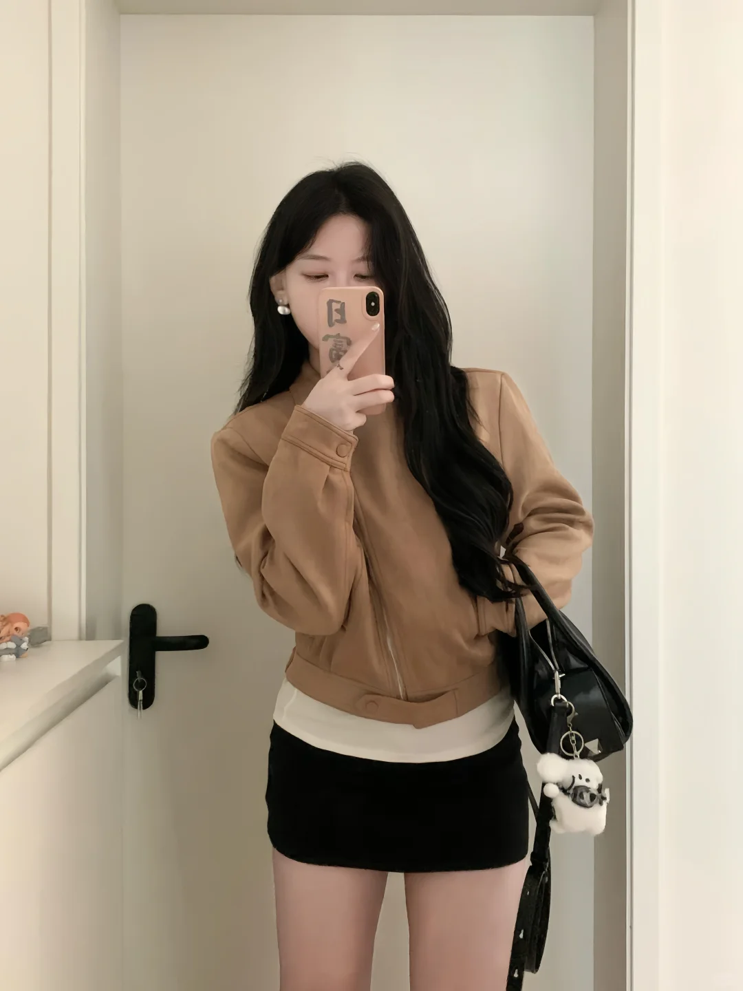 165/120 微胖穿搭 夹克带来的姐姐感