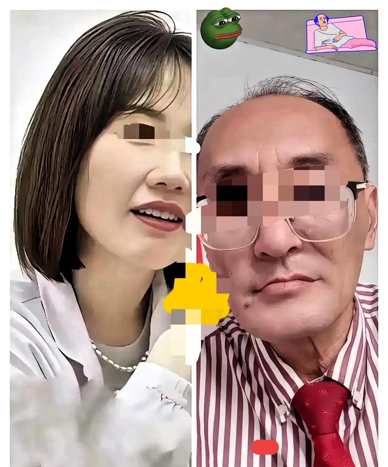 曾医生丈夫被扒后，
网友突然不骂了，反而满屏都是同情？
网上疯传的照片里，疑似曾