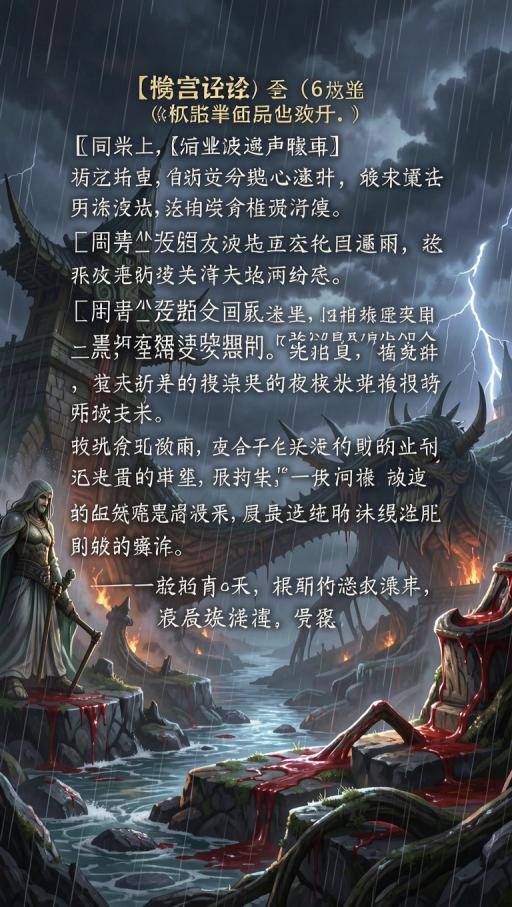 《愣严经》卷八(五)
66
【闻业波涛声震耳，】
吵闹纷扰心迷乱，
闭塞寂静魂沉