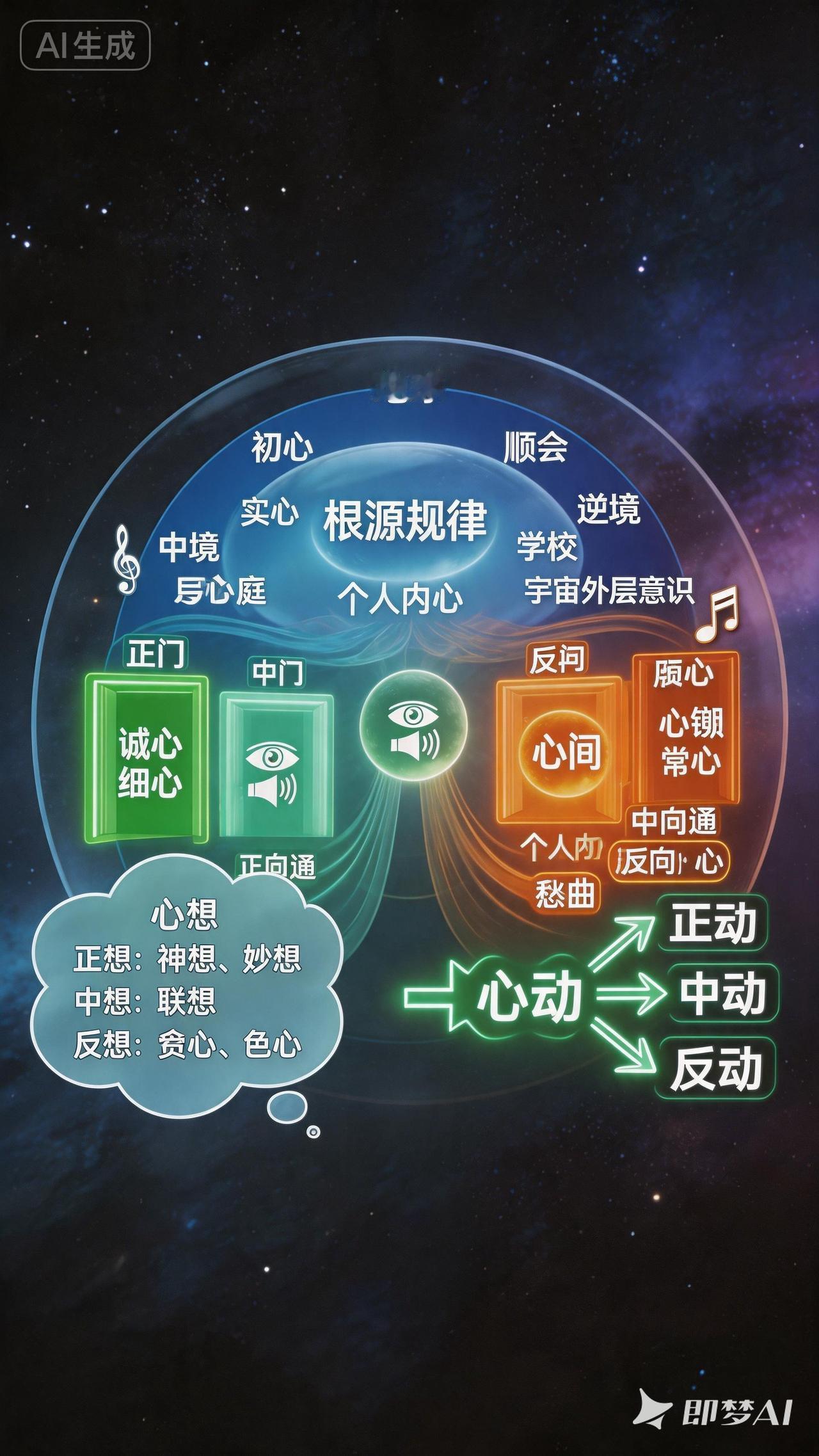 天道就是规律,那么什么是规律呢?
心命规律体系。心命规律体系，它其实是对天道规律
