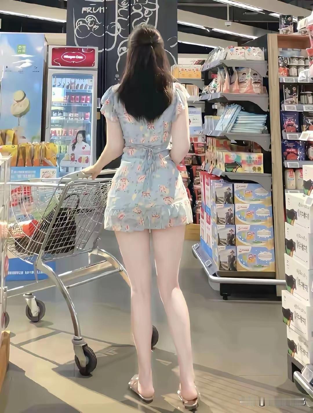 夏日穿搭指南👗🛒 轻盈连衣裙搭配拖鞋，轻松购物去！凉鞋穿搭女 气质凉鞋穿搭