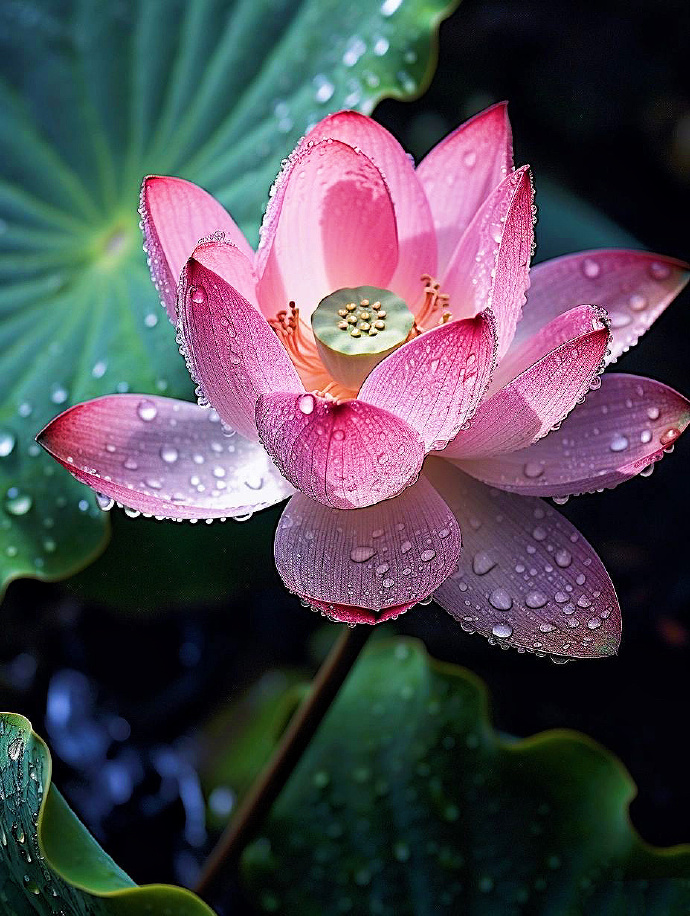 “ 雨后荷花承恩露，人间夏日好清凉 .. ” ​​​