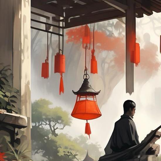 今天中午和寺院的师父们一同用餐，看到师父大口吃饭的样子，我的眼眶瞬间就模糊了，忽