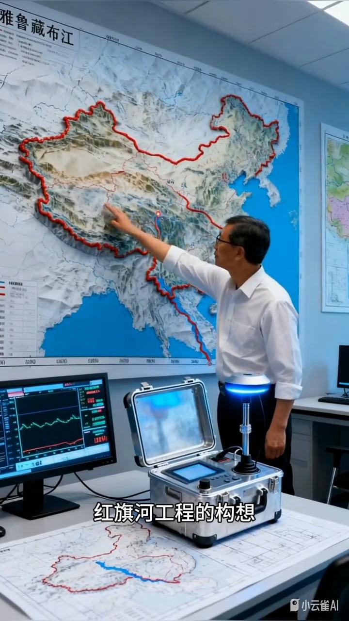 中国西北这片占国土面积三分之一的土地，正面临着严峻的水资源短缺。红旗河工程的构想