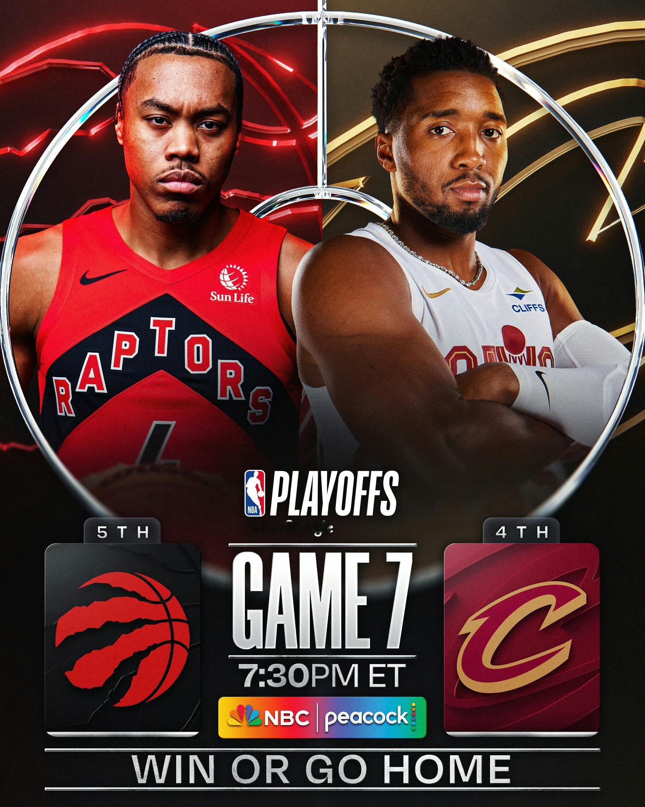 骑士vs猛龙晚上早点睡！明天早起给骑士队加油👏抢七大战，Go Cavs！！！克